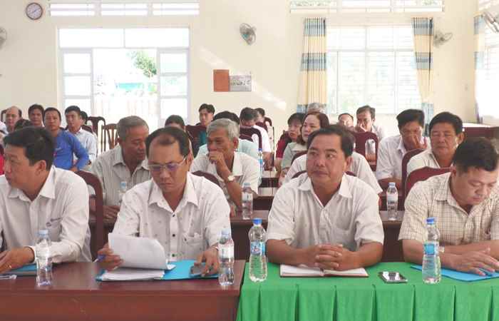 Đại biểu HĐND 3 cấp tiếp xúc cử tri xã Vĩnh Lợi